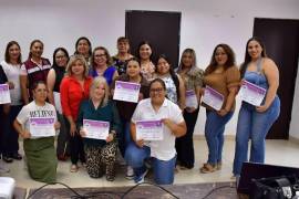 Mujeres emprendedoras de Nava concluyeron satisfactoriamente el taller “Aprender a emprender”.