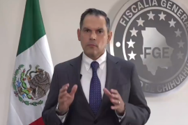 Gilberto Loya, encargado de la FGE de Chihuahua en un comunicado sobre el caso del exfiscal César Jáuregui.