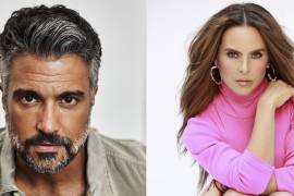 Kate del Castillo (d) y Jaime Camil (i) conducirán el próximo 29 de septiembre la ceremonia de los Premios Billboard de la Música Latina 2022.