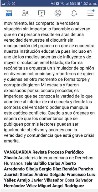 $!#MeTooSaltillo Joven estudiante de la Facultad de Jurisprudencia de la UAdeC alza la voz y denuncia a su agresor sexual