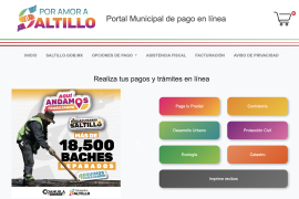 Para pagar en línea, ingresa al portal Saltillo Fácil y escribe tu clave catastral o la dirección del inmueble.