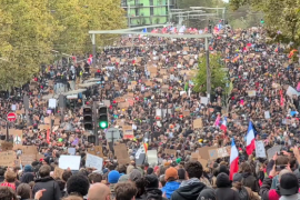 Protestas en Francia.