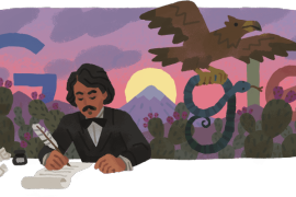 Google conmemora a Francisco González Bocanegra, autor el Himno Nacional Mexicano con doodle