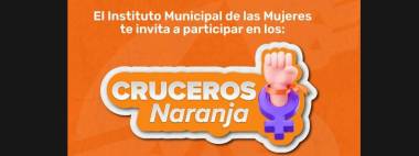 Personal del Instituto Municipal de las Mujeres entregará material informativo en los Cruceros Naranjas para reforzar la prevención y orientar a la ciudadanía sobre los distintos tipos de violencia.