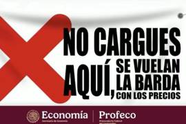 En Coahuila, las oficinas locales de la Profeco identificarán a las gasolineras que se excedan en los precios y les colocarán esta lona.