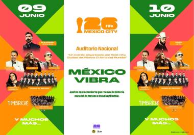 Alejandro Fernández, Carín León y Mijares encabezarán el festival musical “México Vibra”, una serie de conciertos programados en la Ciudad de México como parte de las celebraciones del Fan Fest rumbo al Mundial 2026.