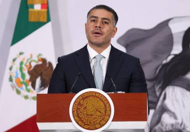 Omar García Harfuch se reúne con la gobernadora María Eugenia Campos