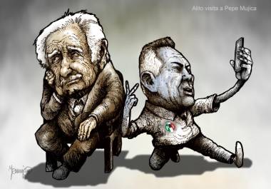 Alito visita a Pepe Mujica