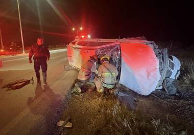 Paramédicos acudieron al lugar y trasladaron al herido a un hospital.