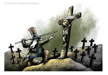 El martirio de catorce mexicanos