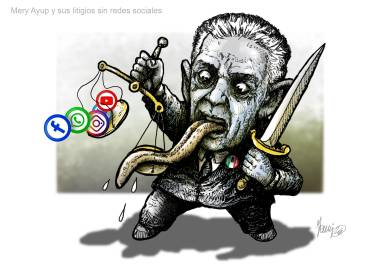 Mery Ayup y sus litigios sin redes sociales