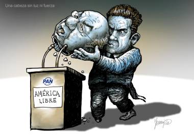 Una cabeza sin luz ni fuerza