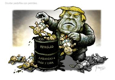 Ocultar pedofilia con petróleo