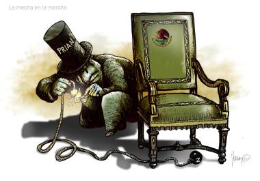 La mecha en la marcha