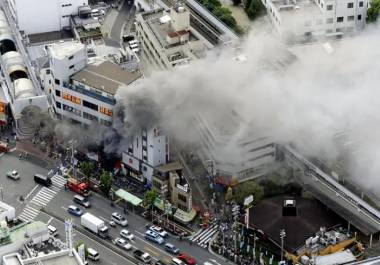 Takami prendió fuego al concurrido salón de pachinko de Osaka rociando gasolina y arrojando una cerilla encendida en 2009.