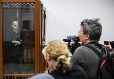Gershkovich fue juzgado a puerta cerrada el miércoles en la ciudad rusa de Ekaterimburgo, donde fue arrestado el 29 de marzo de 2023.
