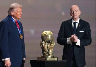 El presidente de la FIFA, Gianni Infantino, ha cultivado una estrecha relación con Trump e incluso creó un “Premio FIFA de la Paz” especial que le otorgó en el sorteo de la Copa Mundial en diciembre.