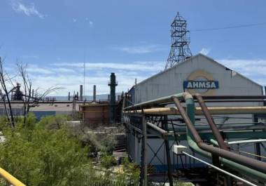 Instalaciones de AHMSA, símbolo de una crisis industrial que se prolonga desde hace años.