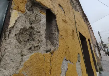 Saltillo: Se triplican casas en riesgo de derrumbe en el Centro Histórico