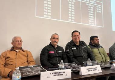 Autoridades deportivas municipales y estatales presentaron los detalles del torneo “Auténticos Novatos de Box” en rueda de prensa.