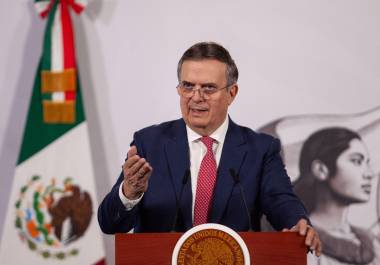 Marcelo Luis Ebrard Casaubón, secretario de Economía, informa sobre posicionamiento de México en el T-MEC