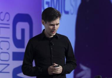 Pavel Durov, el empresario nacido en Rusia que fundó la plataforma de mensajes Telegram, en una conferencia de la industria tecnológica en San Francisco, el 2 de diciembre de 2014.