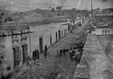 Calle Real, hoy calle Hidalgo circa 1847 colección Amon Carter Museum of American Art.