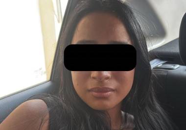 Verónica, conocida en redes sociales como Lady Relojes, fue detenida la tarde de este lunes en Ramos Arizpe.