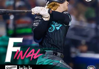 Gilberto Jiménez conectó el sencillo con el que Charros dejó tendido a Saraperos y selló la victoria 6-5 en Jalisco.