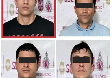 Estos cuatro hombres fueron detenidos en Ciudad de México, luego de un trabajo conjunto entre autoridades coahuilenses y de la capital del país.