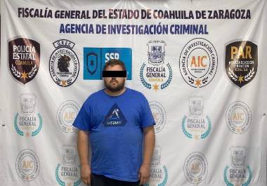 El hombre fue detenido el pasado martes en el puente de Piedras Negras cuando intentaba huir hacia Texas.