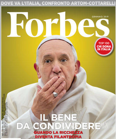 $!Papa Francisco llega a la portada de Forbes