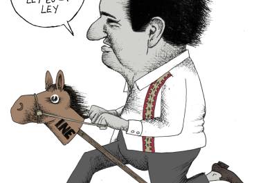 Montado en su macho