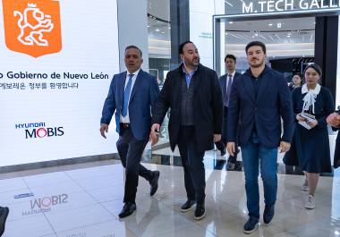 El gobernador informó en Corea que Hyundai Mobis ampliará operaciones en Pesquería con inversión adicional en tecnología y autos autónomos.