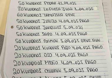 Juan Carlos Valencia González, alias El 03 o Pelón, aparece en un registro de pagos y adeudos de drogas para penales, junto a operadores de alto rango en la narconómina del Cártel Jalisco Nueva Generación (CJNG).