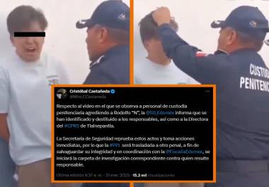 Policías golpean a Fofo Márquez en Penal de Barrientos; SS-Edomex notifica su traslado por su seguridad.