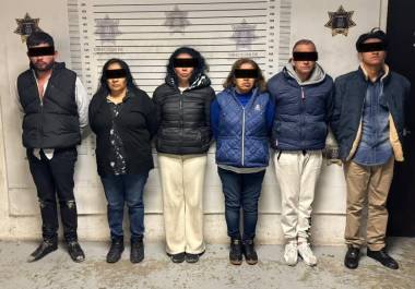 Algunos de los detenidos cuentan con antecedentes por robo con violencia y órdenes de aprehensión pendientes en la Ciudad de México.