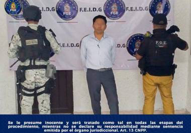 El encargado de despacho de la SSP del municipio de Chilpancingo, Guerrero, Germán Reyes fue detenido al ser señalado como un implicado en el homicidio del exalcalde Alejandro Arcos.