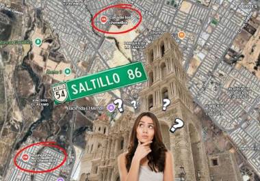 Aparecen puntos marcados en Google Maps, en el área sur de Saltillo, con el nombre de “Casa y jungla de los chiriwillos” | FOTOGRAFÍA: VANGUARDIA.
