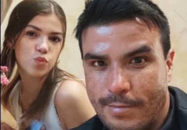 Valentina Gilabert sufrió graves heridas de una mujer enfurecida, que fue pareja del hombre (foto), con el que apenas tiene dos semanas de relación.