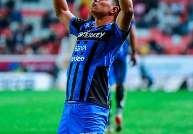 Cierre. Jesús Gallardo anotó el cuarto y definitivo gol del encuentro contra Necaxa.