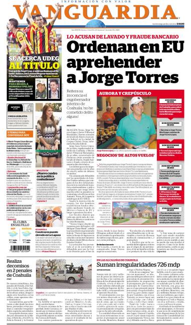 $!Detienen a Jorge Torres López, exgobernador interino de Coahuila buscado por la DEA