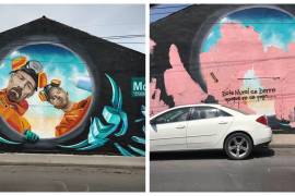 En protesta por falta de pago artistas borran mural de Breaking Bad en Saltillo