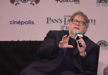 El laureado director mexicano participó en el Festival Internacional de Cine de Morelia.