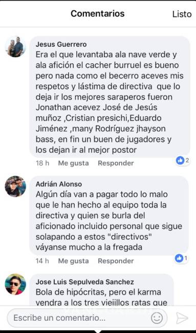 $!Jonathan Aceves comparte su molestia hacia la directiva de Saraperos