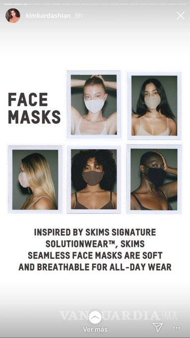$!Kim Kardashian vende cubrebocas a 8 dólares ¡y se acabaron!