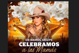 Alicia Villarreal será la figura estelar del festejo dedicado a las madres.