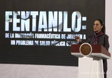 Fotografía tomada durante una conferencia matutina en el Palacio Nacional.