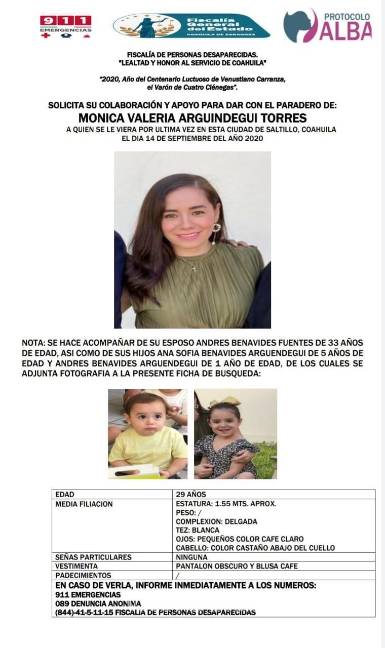 Desaparece familia saltillense entre acusaciones de fraude; nada se sabe de ellos desde el 14 de septiembre