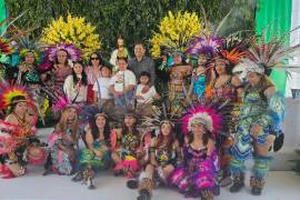 Las danzas de matlachines y el sonido de los tambores forman parte de las expresiones de fe que acompañan los festejos del santo de las causas difíciles.